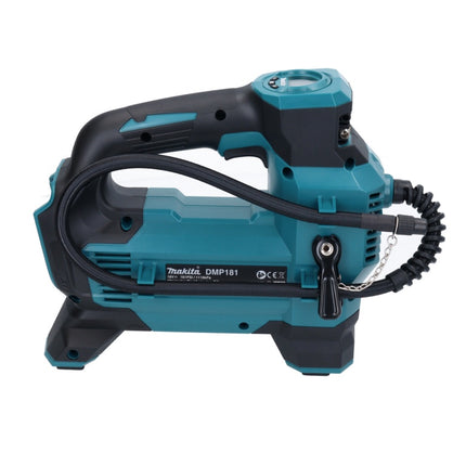 Makita DMP 181 RA cordless compressor 18 V 11.1 bar + 2x rechargeable battery 2.0 Ah + charger