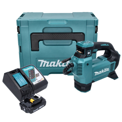 Makita DMP 181 RA1J Akku Kompressor 18 V 11,1 bar + 1x Akku 2,0 Ah + Ladegerät + Makpac