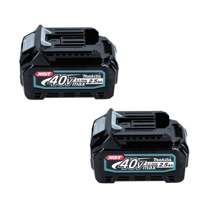 Makita Power Source Kit 40 V máx. ( 191L76-1 ) con 2x BL 4025 batería 2,5 Ah + DC 40 RA cargador rápido XGT LXT