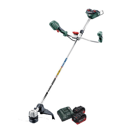 Metabo FSB 36-18 LTX BL 40 Akumulatorowa wykaszarka szczotkowa 36 V ( 2x 18 V ) dwuręczna bezszczotkowa + 2x akumulator 5,5 Ah + ładowarka