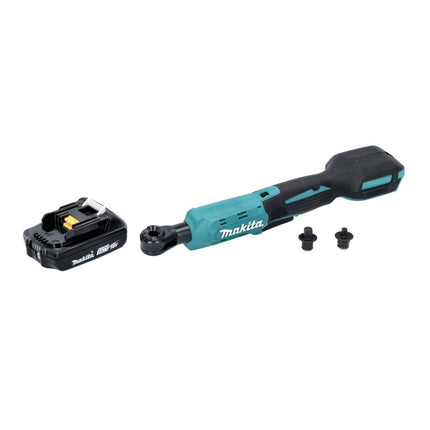 Makita DWR 180 A1 Cordless ratchet screwdriver 18 V 47.5 Nm 1/4" 3/8" + 1x rechargeable battery 2.0 Ah - without charger