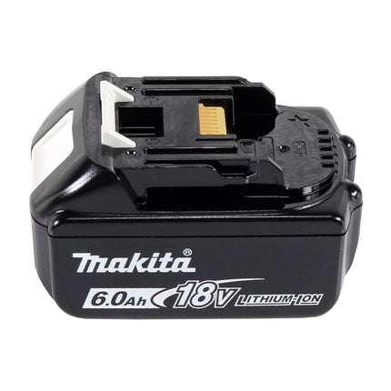 Makita DWR 180 G1J Cordless ratchet screwdriver 18 V 47.5 Nm 1/4" 3/8" + 1x rechargeable battery 6.0 Ah + Makpac - without charger