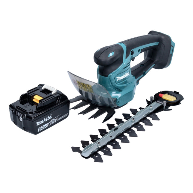 Makita DUM 111 G1X Cordless grass shears shrub shears 18 V + 1x rechargeable battery 6.0 Ah - without charger