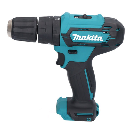 Trapano a percussione a batteria Makita HP 333 DSAX1 12 V 30 Nm + 2x batteria ricaricabile 2,0 Ah + caricabatterie + set di punte e punte da 74 pezzi + valigetta