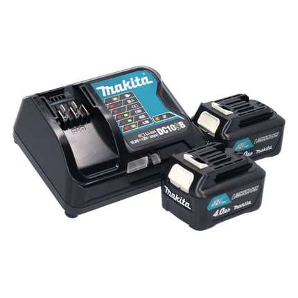 Makita DF 332 DSME perceuse/visseuse sans fil 12 V 35 Nm sans balais + 2x batterie 4,0 Ah + chargeur + Coffret