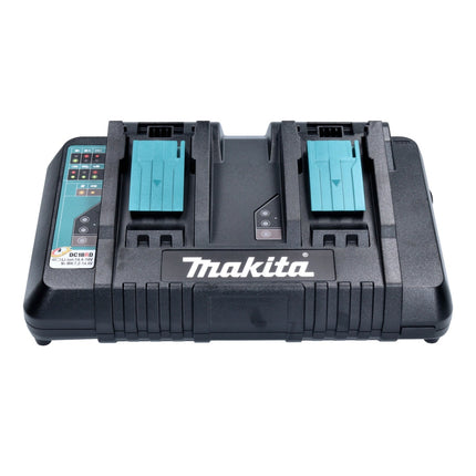 Makita Power Source Kit 18 V mit 2x BL 1820 B 2,0 Ah Akku ( 2x 197254-9 ) + DC 18 RD Doppel Schnellladegerät ( 196933-6  ) + Makpac