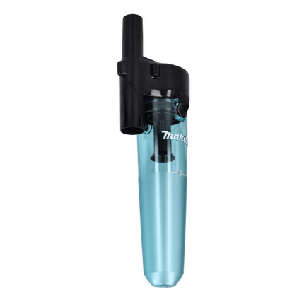 Aspirador inalámbrico Makita DCL 182 ZB 18 V negro + accesorio separador ciclónico + boquilla para suelos de alfombras - sin batería, sin cargador