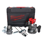 Milwaukee M18 FTR-0X cordless router 18 V brushless + router modules + HD Box ( 4933471604 ) - without battery, without charger
