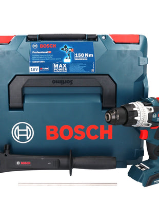 Bosch GSB 18V-150 C Trapano a percussione professionale a batteria 18 V 150 Nm ( 06019J5102 ) Biturbo Brushless + L-Boxx - senza batteria, senza caricabatterie