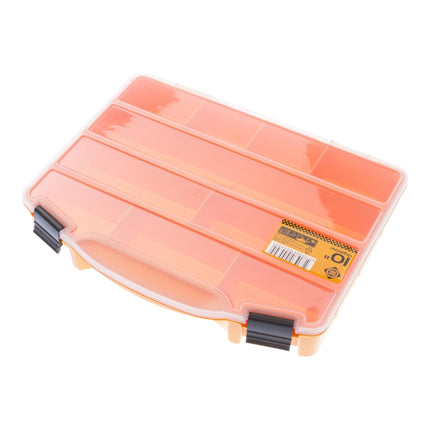FORTE Tools Box ORG-10 Organiser small parts storage ( 000051144705 ) 251 x 200 x 44 mm with 10 compartments for nails screws plugs hand tools