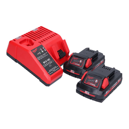 Milwaukee M18 BPD-302 Perceuse à percussion sans fil 60Nm 18V + 2x Batteries 3,0Ah + Chargeur