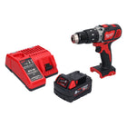 Milwaukee M18 BPD-501 Cordless Percussion Drill 60Nm 18V + 1x Battery 5.0Ah + Charger