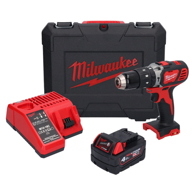 Milwaukee M18 BPD-401C Perceuse à percussion sans fil 60Nm 18V + 1x Batterie 4,0 Ah + Chargeur + Coffret