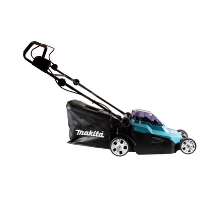 Makita DLM 382 CT2 batterie tondeuse 36 V ( 2x 18 V ) 38 cm 40 l + 2x batterie 5,0 Ah + double chargeur