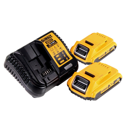 DeWalt DCS369D2 Cordless Compact Reciprocating Saw 18V Brushless + 2x Batteries 2.0Ah + Charger