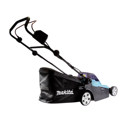Kosiarka akumulatorowa Makita DLM 382 CM2 36 V ( 2x 18 V ) 38 cm 40 l + 2x akumulator 4,0 Ah + podwójna ładowarka