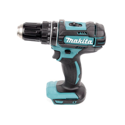 Makita DLX 2131 TJ kit combinado sin cable 18 V con DHP 482 62 Nm + DTD 152 165 Nm + 2x batería recargable 5.0 Ah + cargador + Makpac