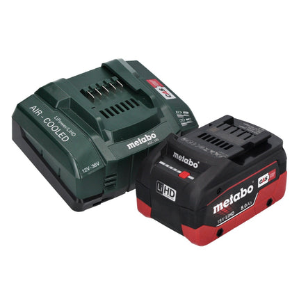 Taladro percutor de batería Metabo KH 18 LTX BL 28 Q 18 V 3 J SDS plus sin escobillas + 1x batería 8,0 Ah + cargador + metaBOX