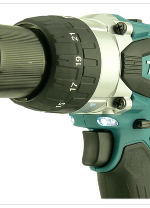 Makita BHP 458 18 V Li-Ion Akku Schlagbohrschrauber + 1x Makita BL1830 B Akku + DC18RC Lader + Alu universal Koffer - Toolbrothers