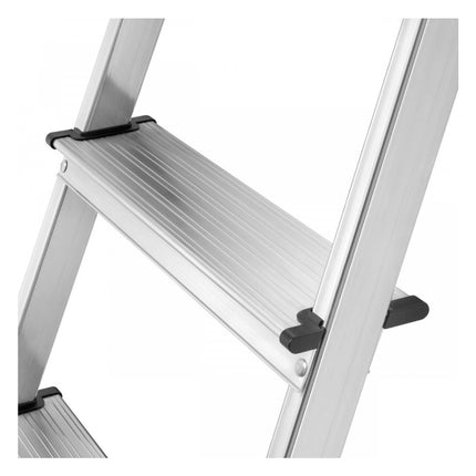 Hailo L60 StandardLine Safety Aluminium Stepladder - 4 Steps - 146 cm - 150 kg (8160-407)
