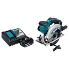 Sega circolare manuale a batteria Makita DSS 610 RT1 18 V 165 mm + 1x batteria 5,0 Ah + caricabatterie