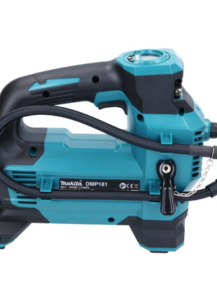 Makita DMP18ZJ Cordless Inflator 11,1 bar 18V + Makpac Case - without battery, without charger