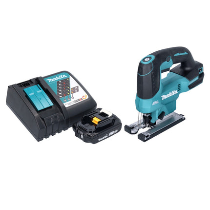 Akumulatorowa wyrzynarka wahadłowa Makita DJV 184 RA1 18 V bezszczotkowa + 1x akumulator 2,0 Ah + ładowarka