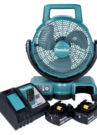 Ventilatore a batteria Makita DCF 203 RT 14,4 V - 18 V + 2x batterie 5,0 Ah + caricabatterie