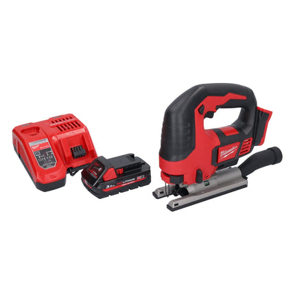 Sierra de calar sin cable Milwaukee M18 BJS-301 18 V + 1x batería recargable 3,0 Ah + cargador
