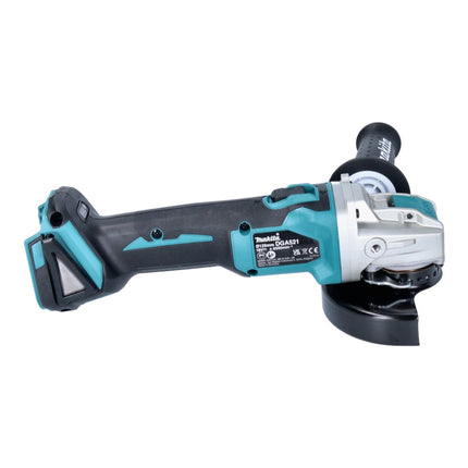Makita DGA 521 T1X1 Akumulatorowa szlifierka kątowa 18 V 125 mm X-LOCK Bezszczotkowa + 1x akumulator 5,0 Ah - bez ładowarki
