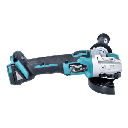 Makita DGA521RG1X1 Cordless Angle Grinder 125 mm 18V - X-LOCK Brushless + 1x Battery 6.0 Ah + Charger