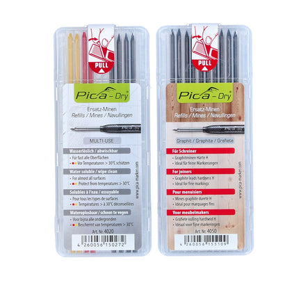 Pica Marker Pica Dry Longlife Automatic Pencil + 18 Replacement Refills (3097)