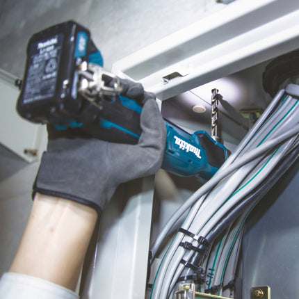 Makita DA 332 DSYJ cordless angle drill 12 V max. 12 mm + 2x rechargeable battery 1.5 Ah + charger + Makpac