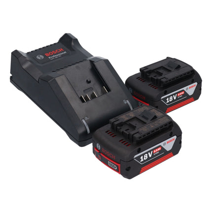 Bosch GSR 18V-45 cordless drill driver 18 V 45 Nm brushless + 2x rechargeable battery 5.0 Ah + charger + L-Boxx