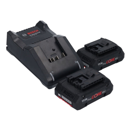 Bosch GSR 18V-45 cordless drill driver 18 V 45 Nm brushless + 2x ProCORE battery 4.0 Ah + charger + L-Boxx