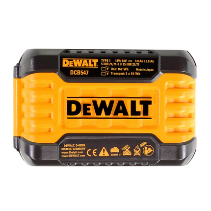 DeWalt DCB 118 X3 FlexVolt 54 V / 18 V starter set + 3x DCB 547 battery 9.0 Ah