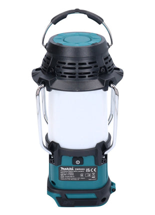 Makita DMR 055 RF radio a batteria 18 V FM con lanterna 360° torcia + 2x batteria ricaricabile 3,0 Ah + caricatore