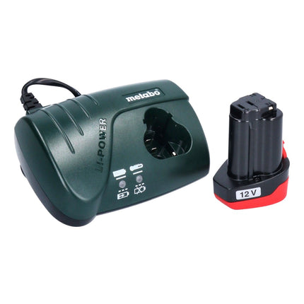 Metabo PowerMaxx BS Akku Bohrschrauber 12 V 34 Nm + 1x Akku 2,0 Ah + Ladegerät + Tasche ( 600079500 )