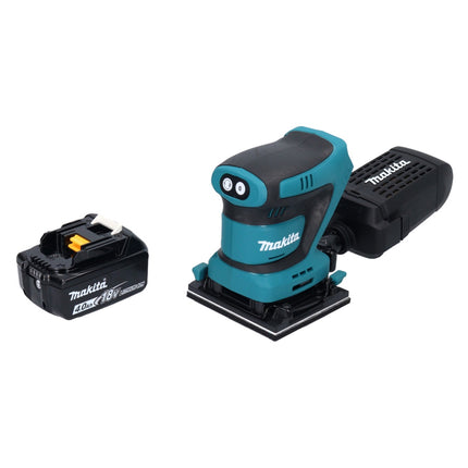 Levigatrice orbitale a batteria Makita DBO 480 M1 18 V 112 x 102 mm + 1x batteria ricaricabile 4,0 Ah - senza caricabatteria