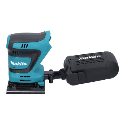 Levigatrice orbitale a batteria Makita DBO 480 RM 18 V 112 x 102 mm + 2x batteria ricaricabile 4,0 Ah + caricabatterie