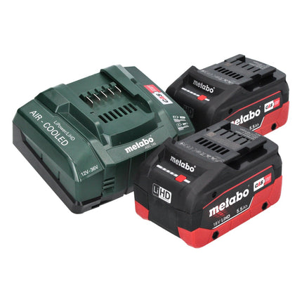 Metabo SSW 18 LTX 1750 BL cordless impact wrench 18 V 1750 Nm 3/4" brushless ( 602402660 ) + 2x rechargeable battery 5.5 Ah + charger + metaBOX