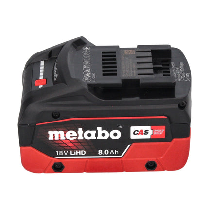Metabo SSW 18 LTX 1750 BL cordless impact wrench 18 V 1750 Nm 3/4" brushless + 1x rechargeable battery 8.0 Ah + metaBOX - without charger