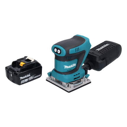 Makita DBO482G1 Levigatrice vibrante a batteria 112x102mm 18V + 1x batteria 6.0Ah - senza caricabatterie