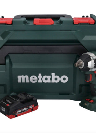 Metabo SSW 18 LT 300 BL 18 V 300 Nm Avvitatore a impulsi senza spazzole + 1x batteria 4,0 Ah + metaBOX - senza caricatore