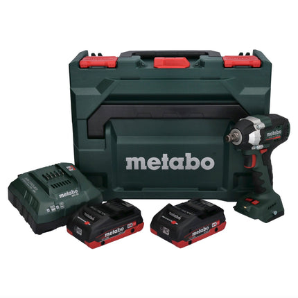 Metabo SSW 18 LT 300 BL cordless impact wrench 18 V 300 Nm brushless + 2x rechargeable battery 4.0 Ah + charger + metaBOX