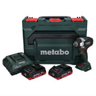 Metabo SSW 18 LT 300 BL cordless impact wrench 18 V 300 Nm brushless + 2x rechargeable battery 4.0 Ah + charger + metaBOX