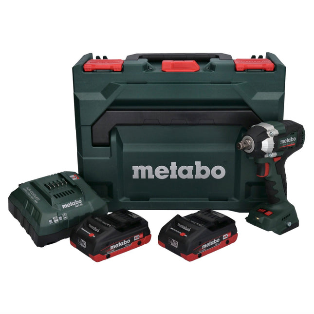 Metabo SSW 18 LT 300 BL cordless impact wrench 18 V 300 Nm brushless + 2x rechargeable battery 4.0 Ah + charger + metaBOX