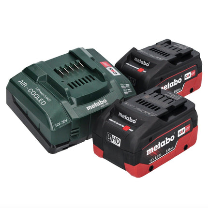 Metabo SSW 18 LT 300 BL cordless impact wrench 18 V 300 Nm brushless + 2x rechargeable battery 8.0 Ah + charger + metaBOX