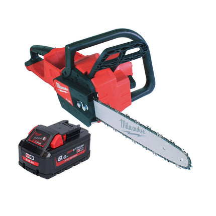 Milwaukee M18 FCHS35-801 Motosierra sin cable 18 V 35 cm 12,4 m/s + 1x batería 8,0 Ah - sin cargador
