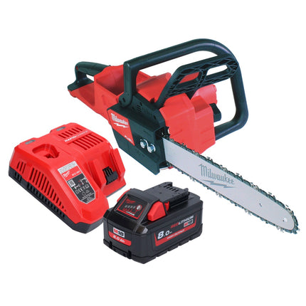 Milwaukee M18 FCHS35-801 Motosierra sin cable 18 V 35 cm 12,4 m/s + 1x batería 8,0 Ah + cargador